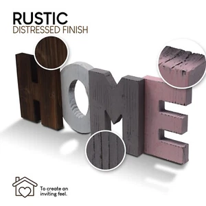 Home Décor Rustic Modern Wall Sign Living Room Kitchen Accents Western Farmhouse - Picture 1 of 7