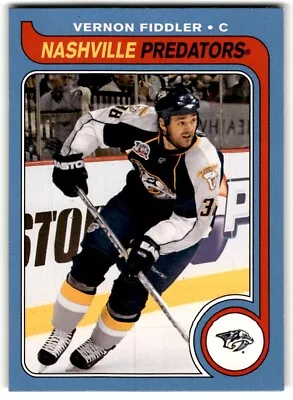 2008-09 O-Pee-Chee 1979-80 Retro Vernon Fiddler #305 Nashville Predators - Image 1 of 2