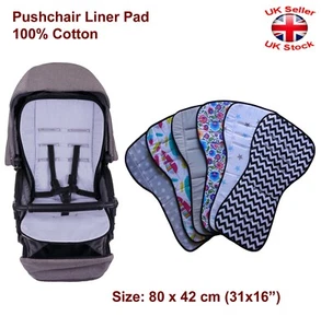 Babywagen Kinderwagen Kinderwagen Buggy Futter Pad Matratzenbezug 100 % Baumwolle - Bild 1 von 1