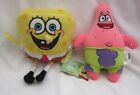 Sponge Bob Squarepants & Patrick Starfish 7" Stuffed Plush Doll-New with Tags!!!