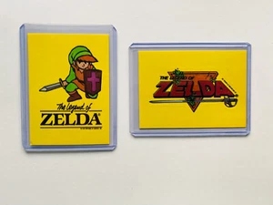 LEGEND OF ZELDA 1989 Topps Nintendo Game Tip #5 + #10 STICKERS - Picture 1 of 4