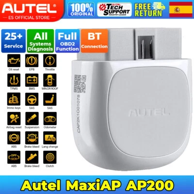 Autel AP200=MK808 diagnóstico de coche Escáner OBD2 Sistema Completo TPMS ABS BT - Imagen 1 de 4