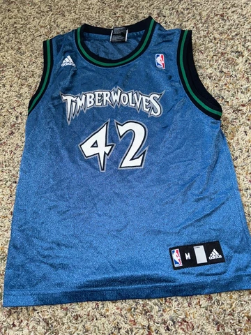 Kevin Love Minnesota Timberwolves Jersey Boys Medium Youth Blue NBA Basketball Cover