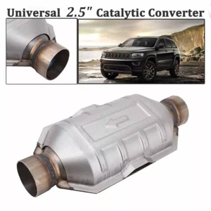 2.5" Universal High Flow Sports Cat Catalytic Converter 400 Cell Stainless Steel - Picture 1 of 9