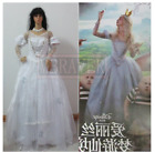 NEW The White Queen Costume Dress Halloween Cosplay Costume