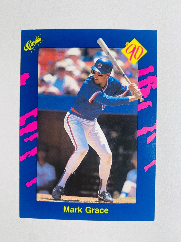 1990 CLASSIC #8 MARK GRACE NM-MT MLB BASEBALL CARD - Image 1 of 1