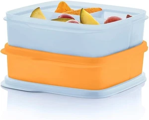 Tupperware Lunch-It Portion & Go Compact 2-Lunch Box Set, BPA Free - Picture 1 of 3
