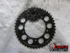 07 08 Suzuki GSXR 1000 Driven Steel Front Rear Sprockets 16T / 45T 520 Pitch - Picture 1 of 3