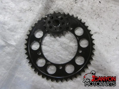 07 08 Piñones traseros delanteros de acero accionados para Suzuki GSXR 1000 16T / 45T 520 paso Foto 1 de 3