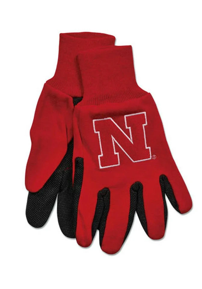 Nebraska Cornhuskers Two Tone Gloves - Adult - Image 1 of 1