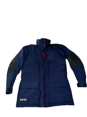 Alpine Design Gore-Tex Hombre Chaqueta Esquí Pequeña Vintage Azul Marino Negro Foto 1 de 4