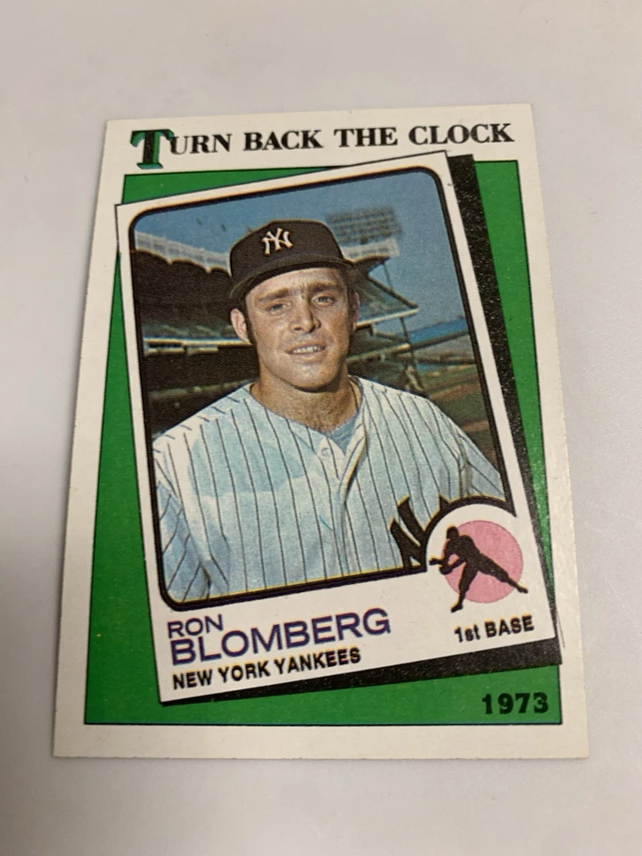 1988 Topps Turn Back The Clock Ron Blomberg New York Yankees  - Image 1 of 1