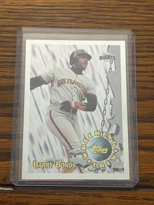 Barry Bonds 1996 Topps Wrecking Crew Inserto #3 Gigantes - Imagen 1 de 2