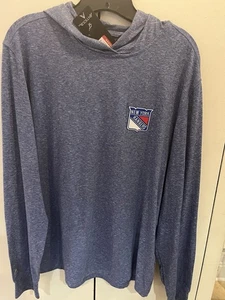 Men’s Size Large New York Rangers Lightweight Hoodie New Antigua - Picture 1 of 5