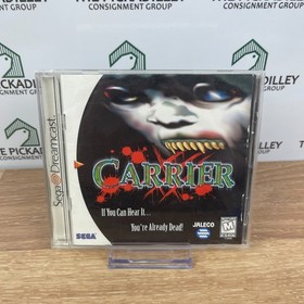 Carrier (Sega Dreamcast, 2000) CIB Complete w/ Manual