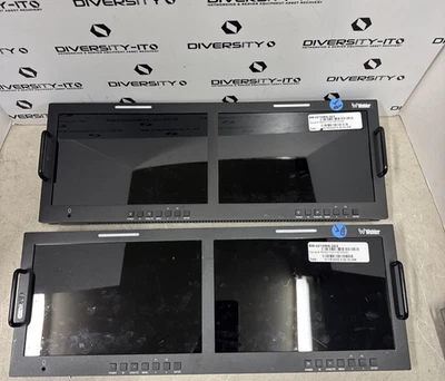 Wohler RM-4210W-3G2 Dual 10.1 3G/HD/SD-SDI, Composite, HDMI Video Monitor(fair) - Image 1 of 4