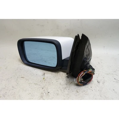 Espejo retrovisor exterior izquierdo BMW E39 1997 serie 5 de fábrica blanco alpino memoria OEM Foto 1 de 4