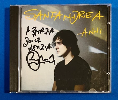 RODOLFO SANTANDREA Raro CD 1995 ANNI Con DEDICA AUTOGRAFATA Pop ROCK NEW WAVE  - Image 1 of 3
