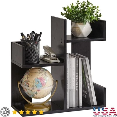 Organizador de mesa pequeno estante em forma de cacto com 4 compartimentos home office novo - Imagem 1 de 4