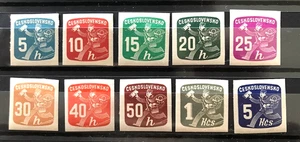 Tschechoslowakei 1945, Mi. Nr. 480 - 489, postfrisch - Bild 1 von 1