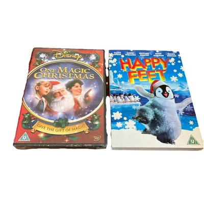 Walt Disney’s One Magic Christmas & Happy Feet DVD Movies Brand New & Sealed - Image 1 of 4