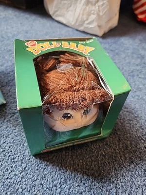 Lote de 2 cabezas de muñeca bebé vintage 1984 Little Doll de Martha Nelson Thomas nuevas Foto 1 de 4