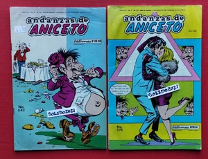 ANICETO COMIC LOT OF 2, MEXICO, HERMELINDA, KALIMAN, MEMIN PINGUIN, CONDORITO - Picture 1 of 7
