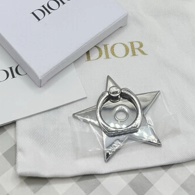 Dior Silver Star Phone Ring Stand Holder VIP + Dior Pouch ••NEW IN BOX••🎁 - Image 1 of 4
