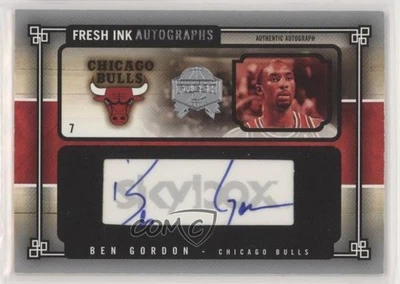 2004-05 Skybox Fresh Ink Silver /99 Ben Gordon #FIA-BG Rookie Auto RC - Image 1 of 2