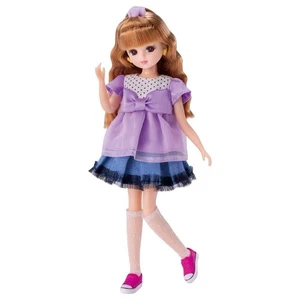 Takara Tomy Licca Chan Doll Set - LD-04 Everyday Style Licca w/ Dress Set - Picture 1 of 5