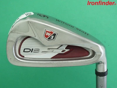 Wilson Staff Di9 Single 6 Iron Graphite Shaft Stiff Flex Mens Right Handed - Image 1 of 4