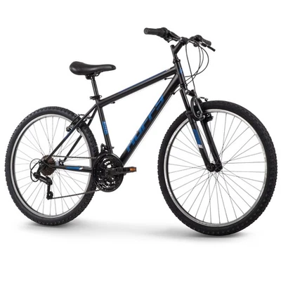 Stone Mountain Mens 26 Inch Mountain Bike, Matte Black Frame, 21-Speed Shiman... - Image 1 of 4