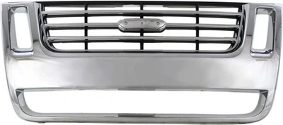 Grille For 2006-2010 Ford Explorer 2007-2010 Explorer Sport Trac Plastic CAPA - Image 1 of 4