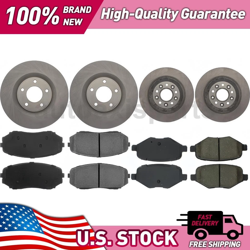 Front and Rear Centric Parts Disc Brake Upgrade Kit for 2011-2014 Ford Edge - Image 1 of 1