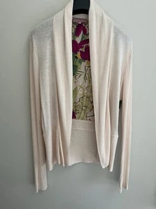 Ted Baker Shell Pink Cardigan, Size 3 - Picture 1 of 4
