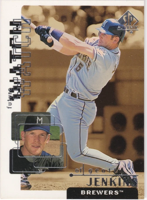 1999 SP Authentic #106 Geoff Jenkins FW /2700 - NM - Image 1 of 2