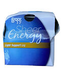 L'eggs Sheer Energy Lite Support Leg Control Top Sheer Toe Pantyhose B Jet Black