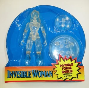 Figura de acción Clear Invisible Woman 1995 ToyBiz Fantastic Four nueva 4 Marvel - Imagen 1 de 4