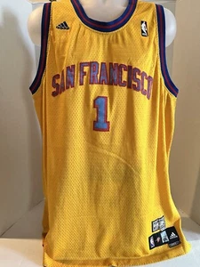 Golden State Warriors VTG Stephen Jackson Hardwood Classics Adidas Jersey SZ 2XL - Afbeelding 1 van 12