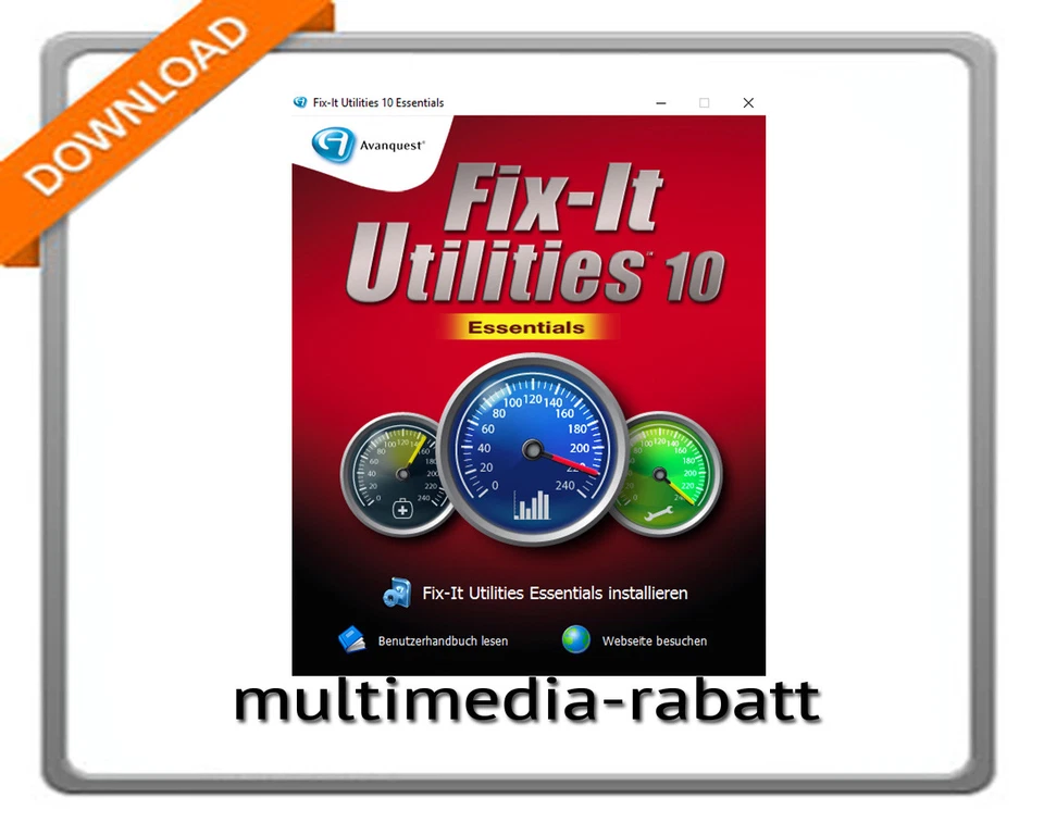 Avanquest Fix-It Utilities 10 , ESD, Win - Bild 1 von 1
