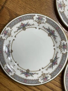 3 MINTON PERSIAN ROSE ROYAL DOULTON BREAD & BUTTER PLATES 6.5" ENGLAND 1979 - Picture 1 of 6