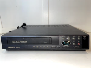 Sharp VC-H903U VHS VCR 4-Head Hi-Fi Stereo No Remote - Picture 1 of 6