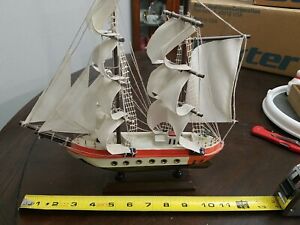 Wooden Boat Model Sailing Mediterranean Sailing Ship ArtMark Brand