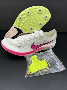 Nike Air ZoomX Dragonfly White Pink Track Spikes Men’s Size 5 CV0400-101 - Picture 1 of 11