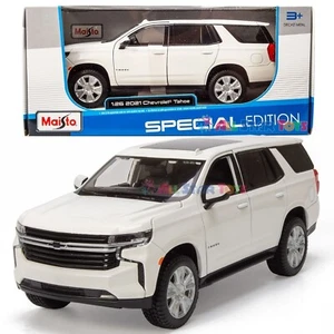 Maisto 1:26 2021 Chevrolet Tahoe White Special Edition - Bild 1 von 1