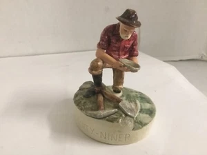 Sebastian Miniatur Forty Nine Gold Miner Schwenkaxt 1981 Baston - Bild 1 von 3