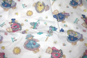 PRETTY KITTIES IN PINAFORES 60 INCHES WIDE - 100% COTTON FABRIC - Picture 1 of 5
