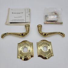 Baldwin 5447V Non-Turning Two-Sided Dummy Door Lever Set | Brass | 5447V003FD