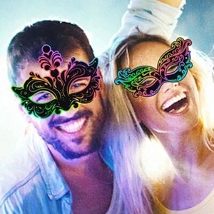 Half Face Carnival Mask Scratch Card Paper Cosplay Mask Eye Mask Kids Gifts - Picture 1 of 7
