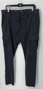 Dondup mens gray textured cargo pants sz 34 - Picture 1 of 5